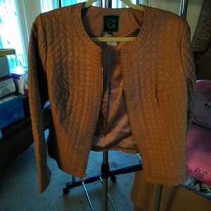 C. Wonder quilted leather jacket